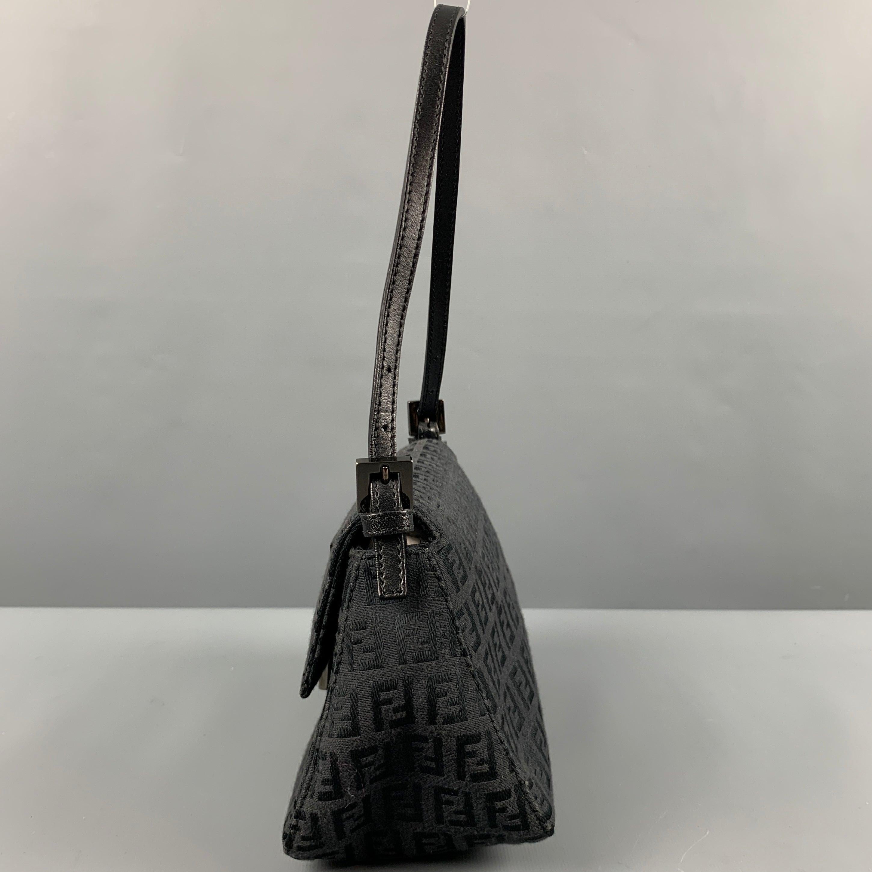 Women's FENDI Black Monogram Handbag For Sale