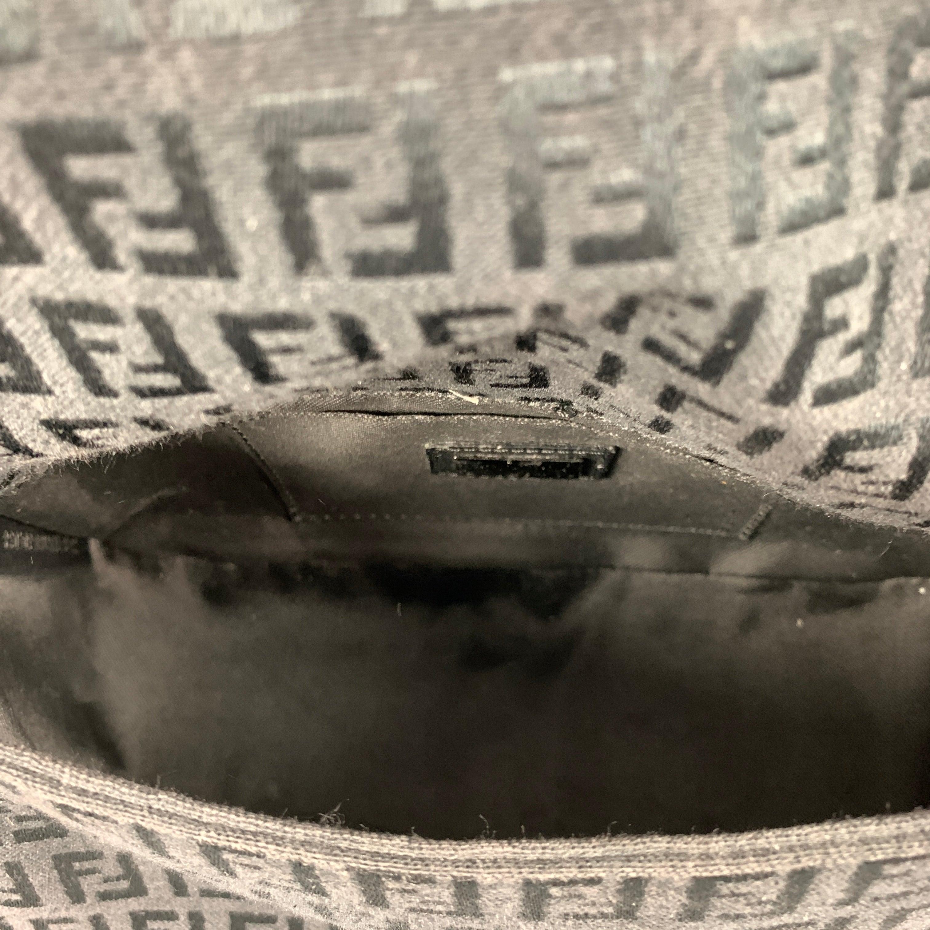FENDI Black Monogram Handbag 2
