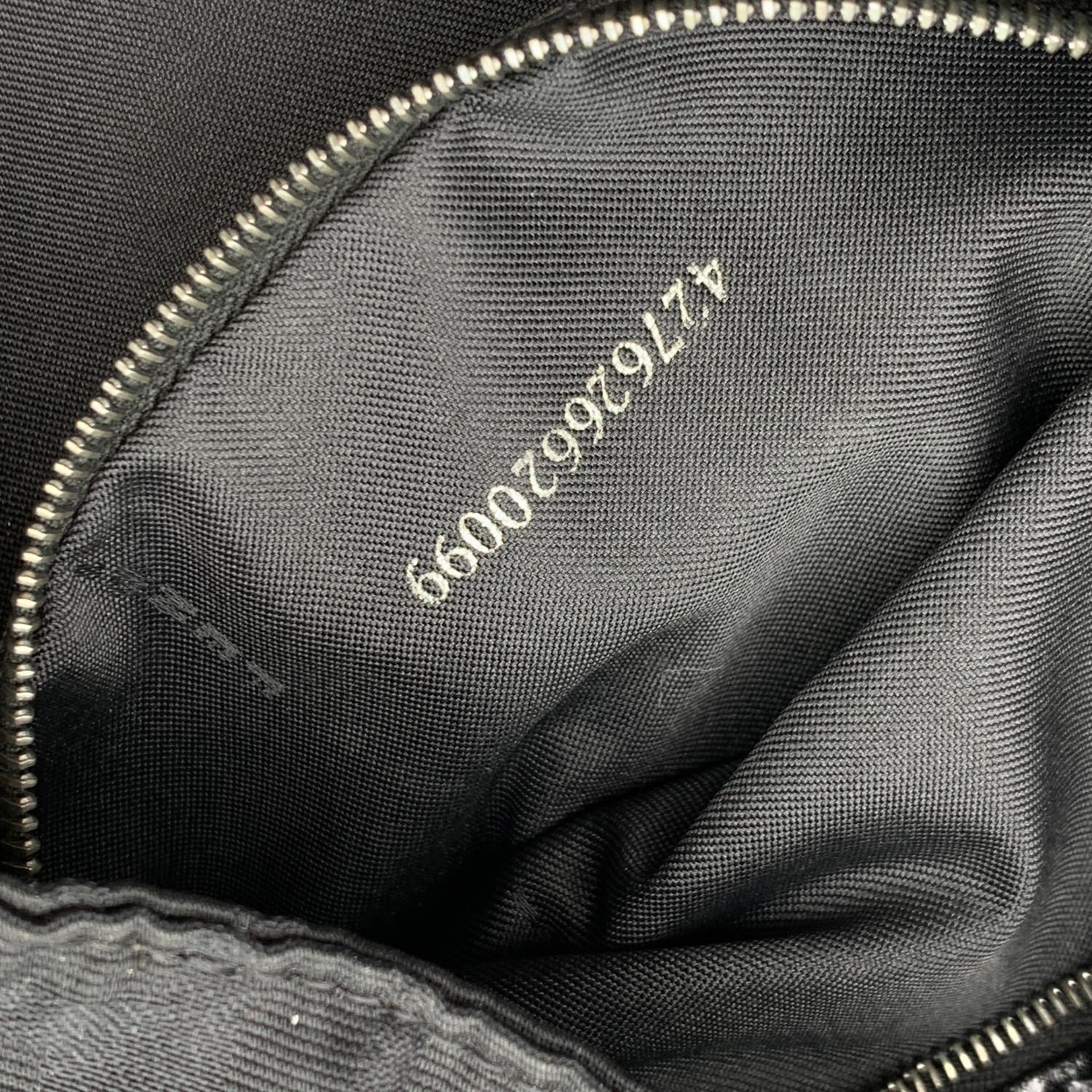 Fendi Black Monogram Zucca Canvas Tote Shoulder Bag 1