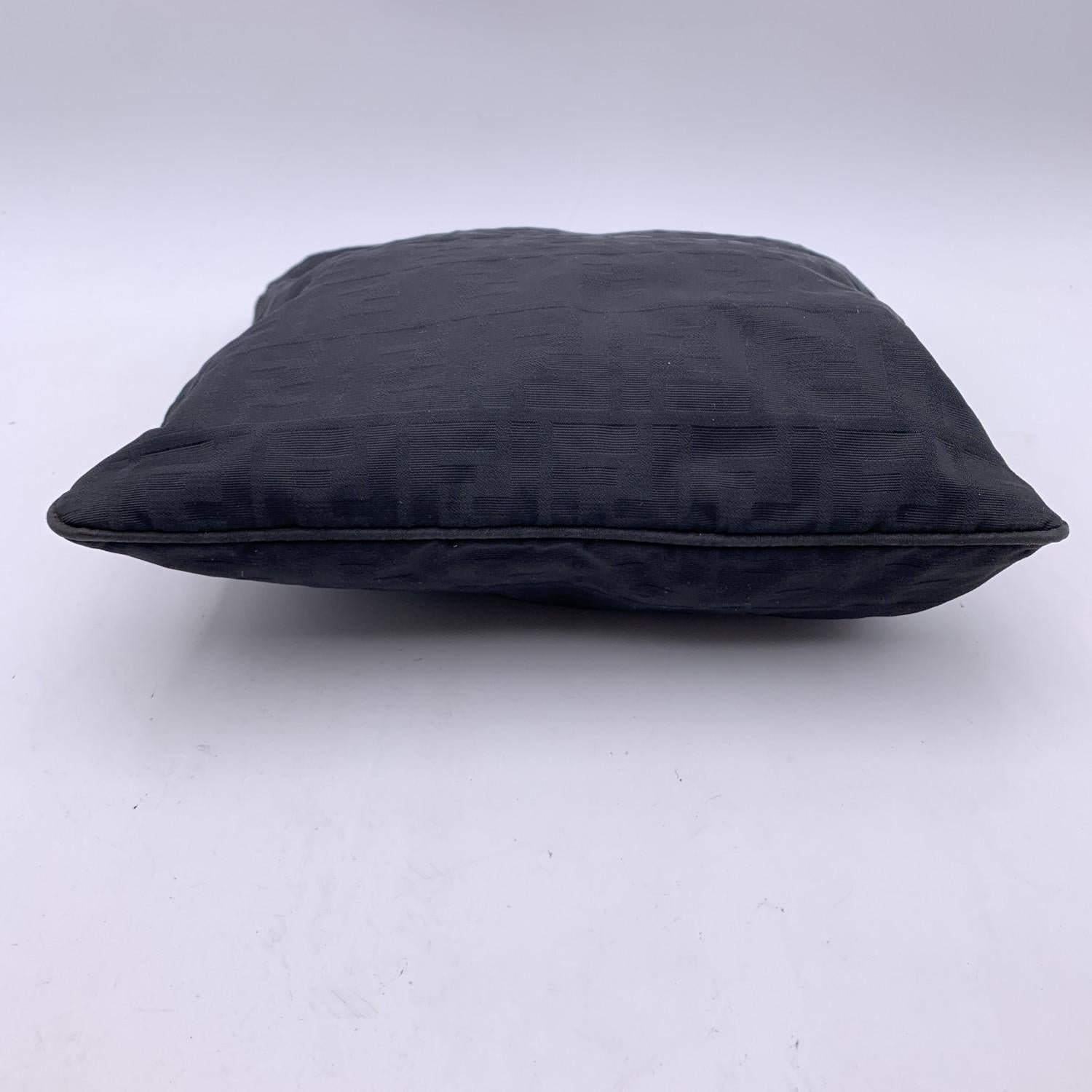 Fendi Black Monogram Zucca Canvas Tote Shoulder Bag 3