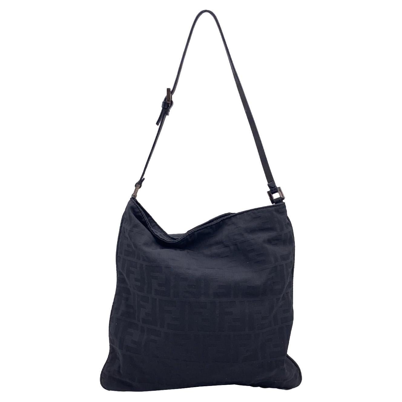 Fendi Black Roma 1925 Star Tote with Pouch Shoulder Bag 1220f42 For Sale at  1stDibs