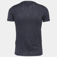 Fendi Black Monster Eyes Print Jersey T-Shirt XS