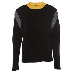 Fendi Black/Multicolor Knit Sweater L