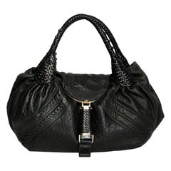 Fendi Sac Spy en cuir nappa noir