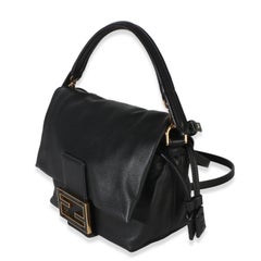 Fendi Black Nappa Small Mamma Baguette