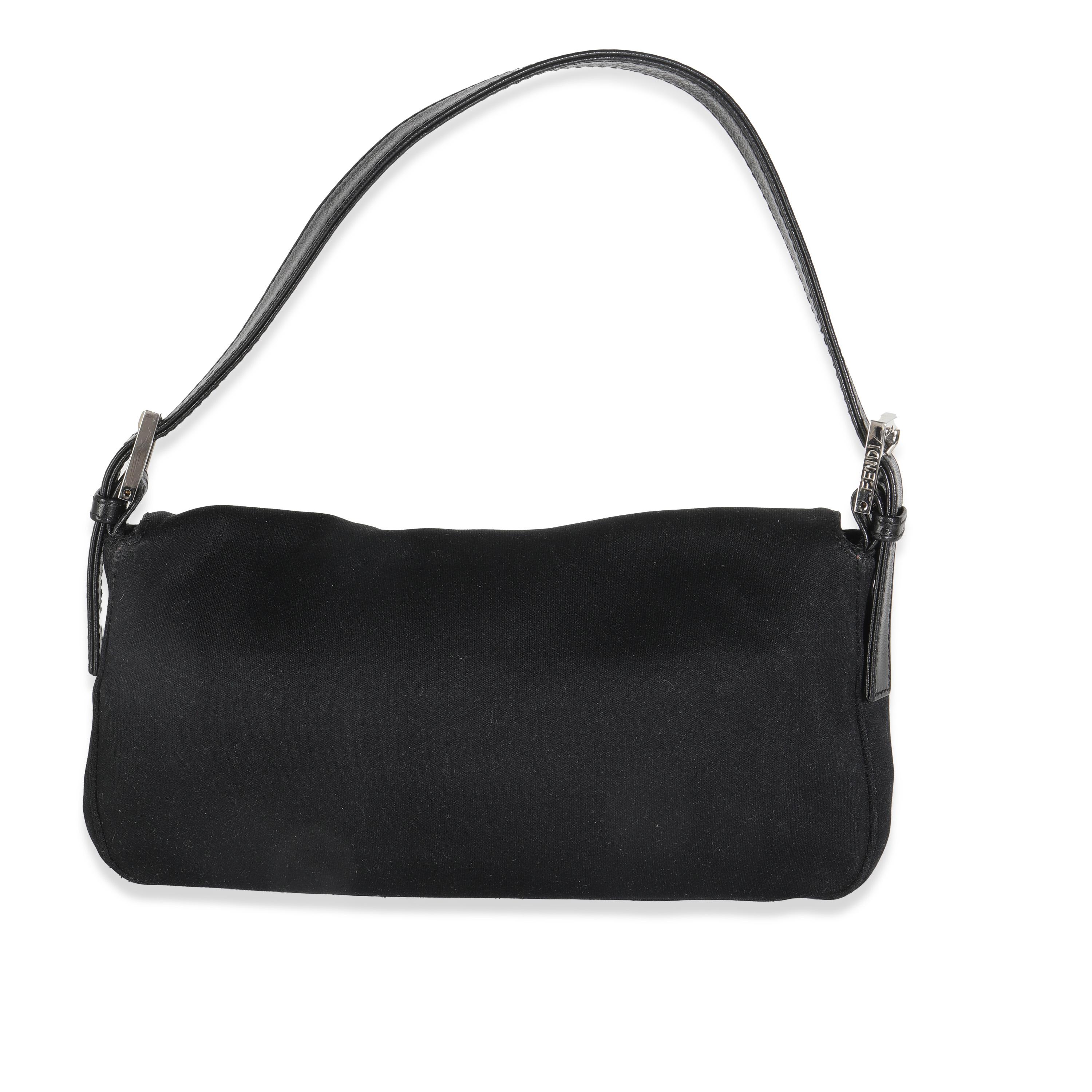 Listing Title: Fendi Black Neoprene Baguette Bag
SKU: 143934
Condition: Pre-owned 
Condition Description: A Fendi classic. The Baguette bag is synonymous with the early 2000s and made a name for itself in an early episode of Sex & The City. The