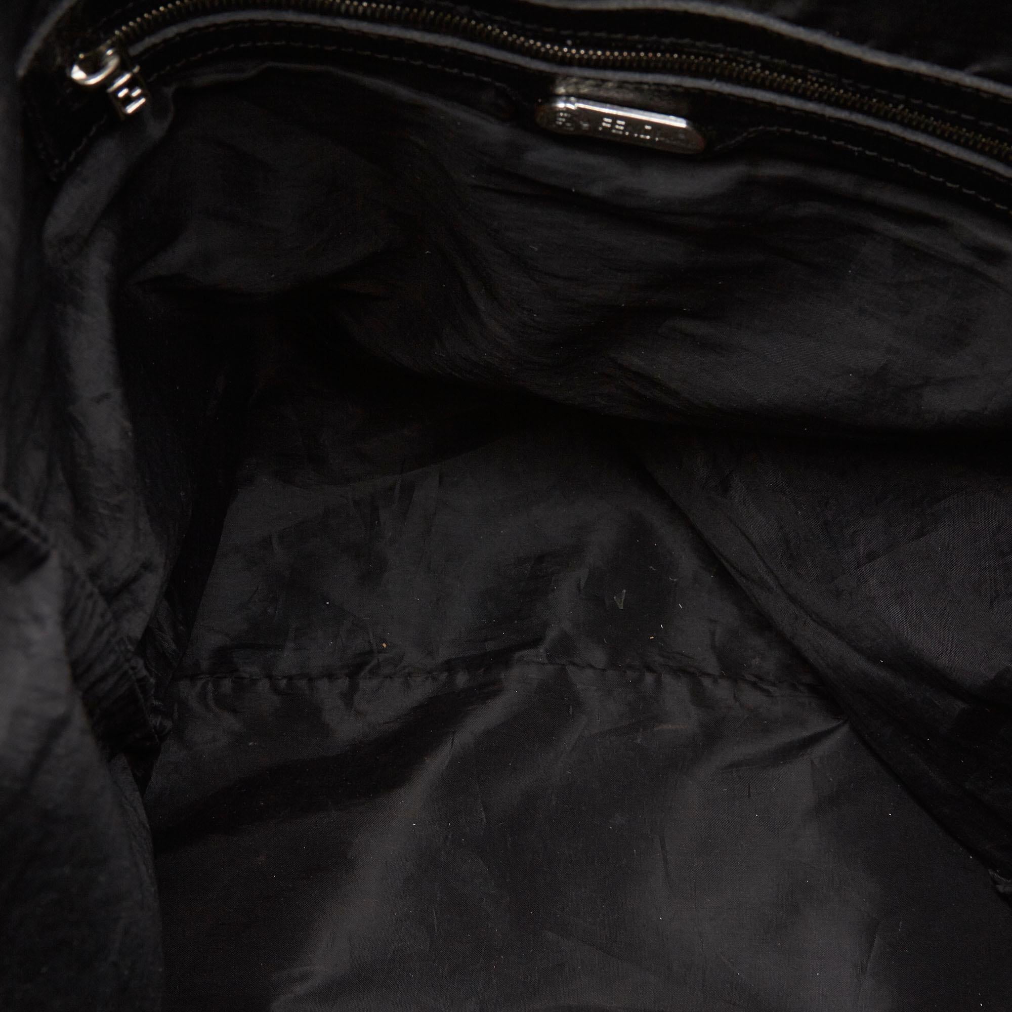 Fendi Black Nylon Tote Bag 1