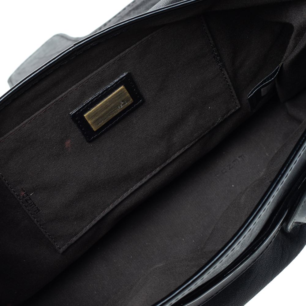 Fendi Black Patent And Leather B Bis Shoulder Bag 6
