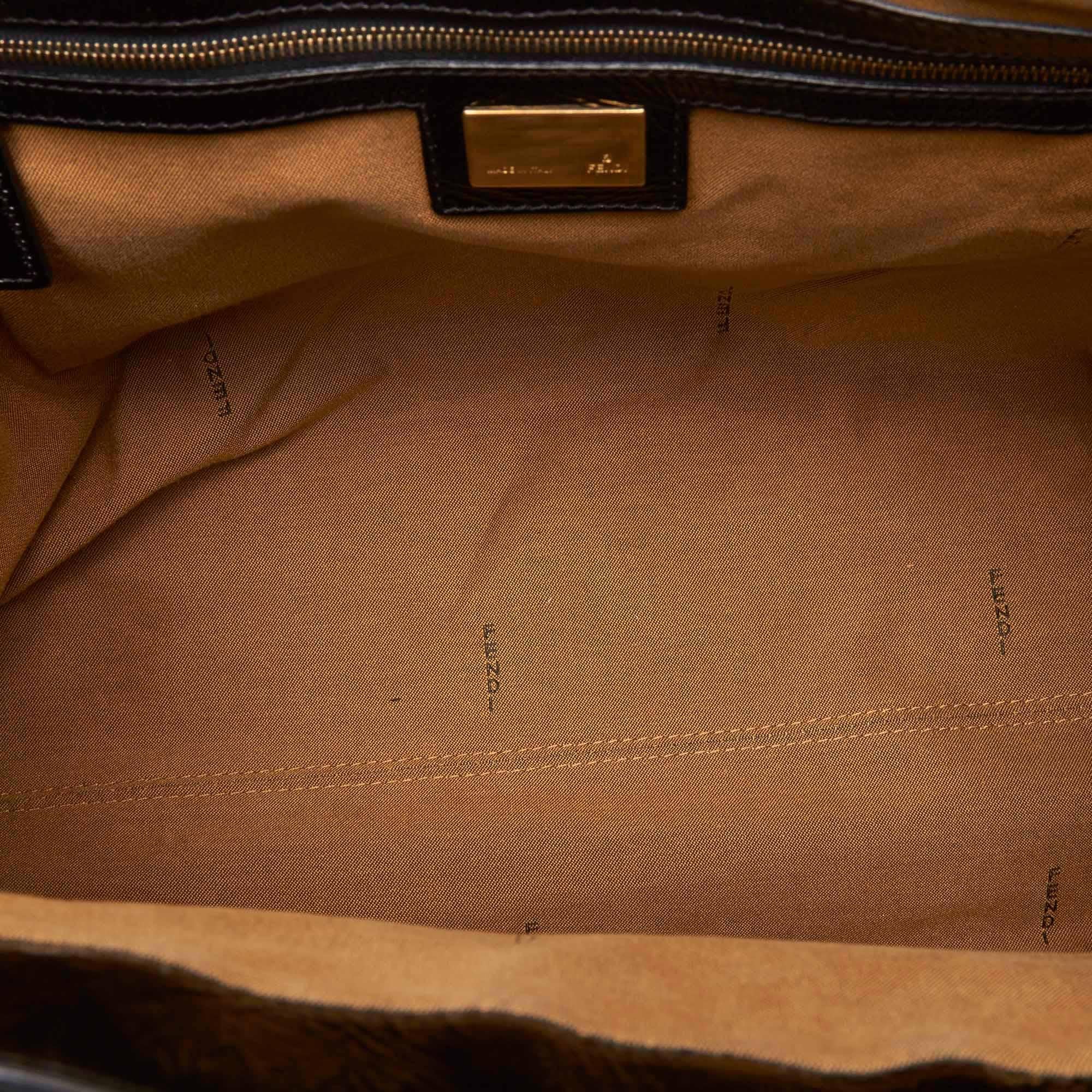 Fendi Black Patent Leather Bag Du Jour Tote 1