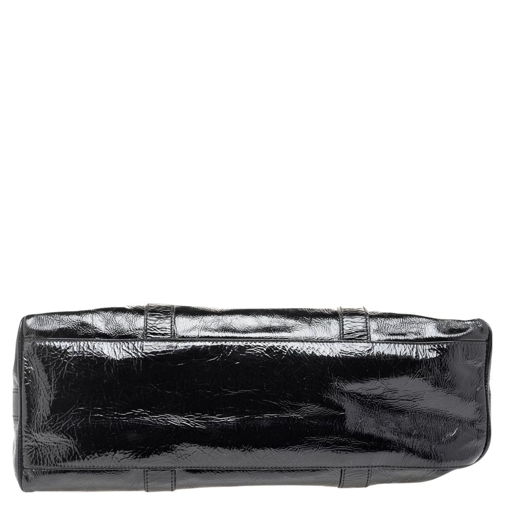 Fendi Black Patent Leather De Jour Tote 1