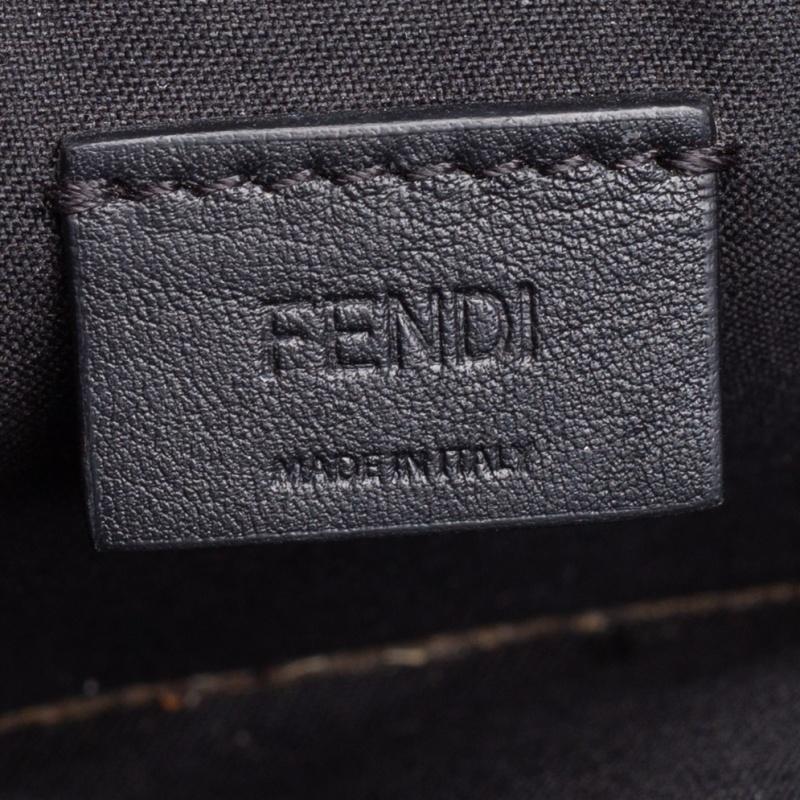 Fendi Black Patent Leather F Wallet On Chain 1