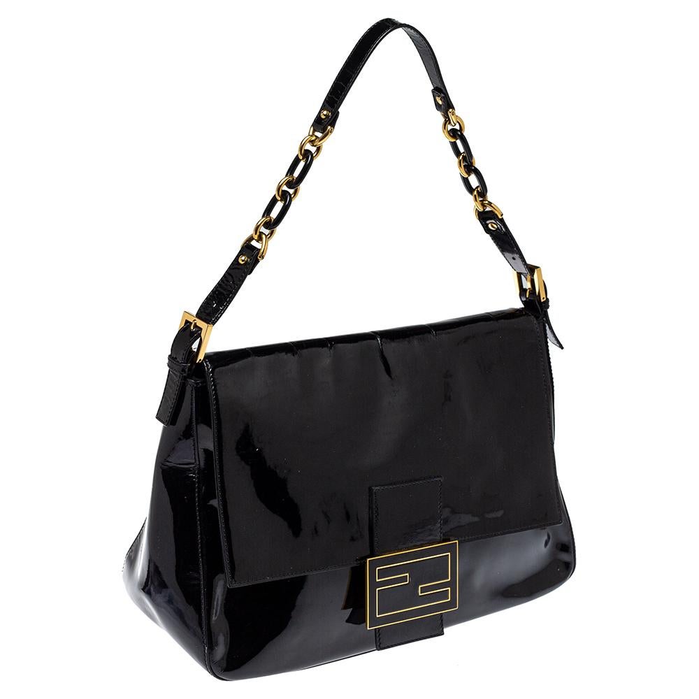 fendi patent leather bag