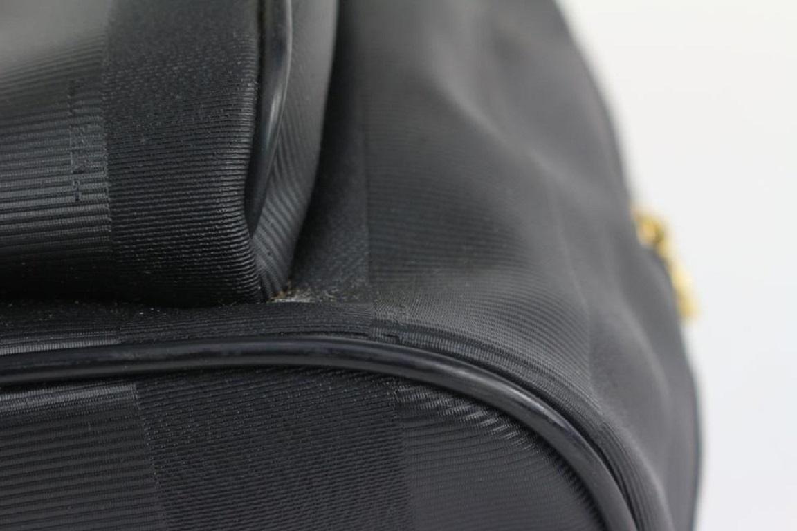 Fendi Black Pequin Stripe Mini Backpack 101ff23 7