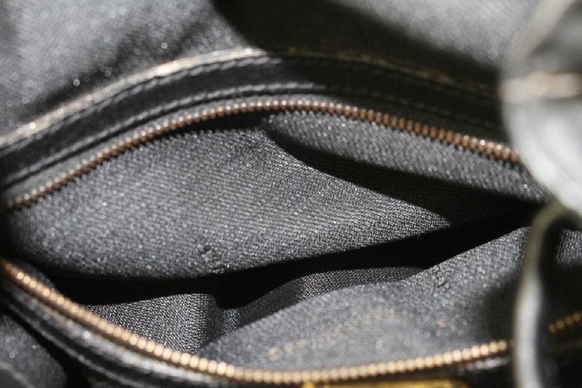 Fendi Black Pequin Stripe Mini Backpack 101ff23 8