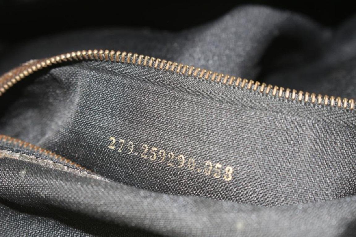 Fendi Black Pequin Stripe Mini Backpack 101ff23 In Good Condition In Dix hills, NY