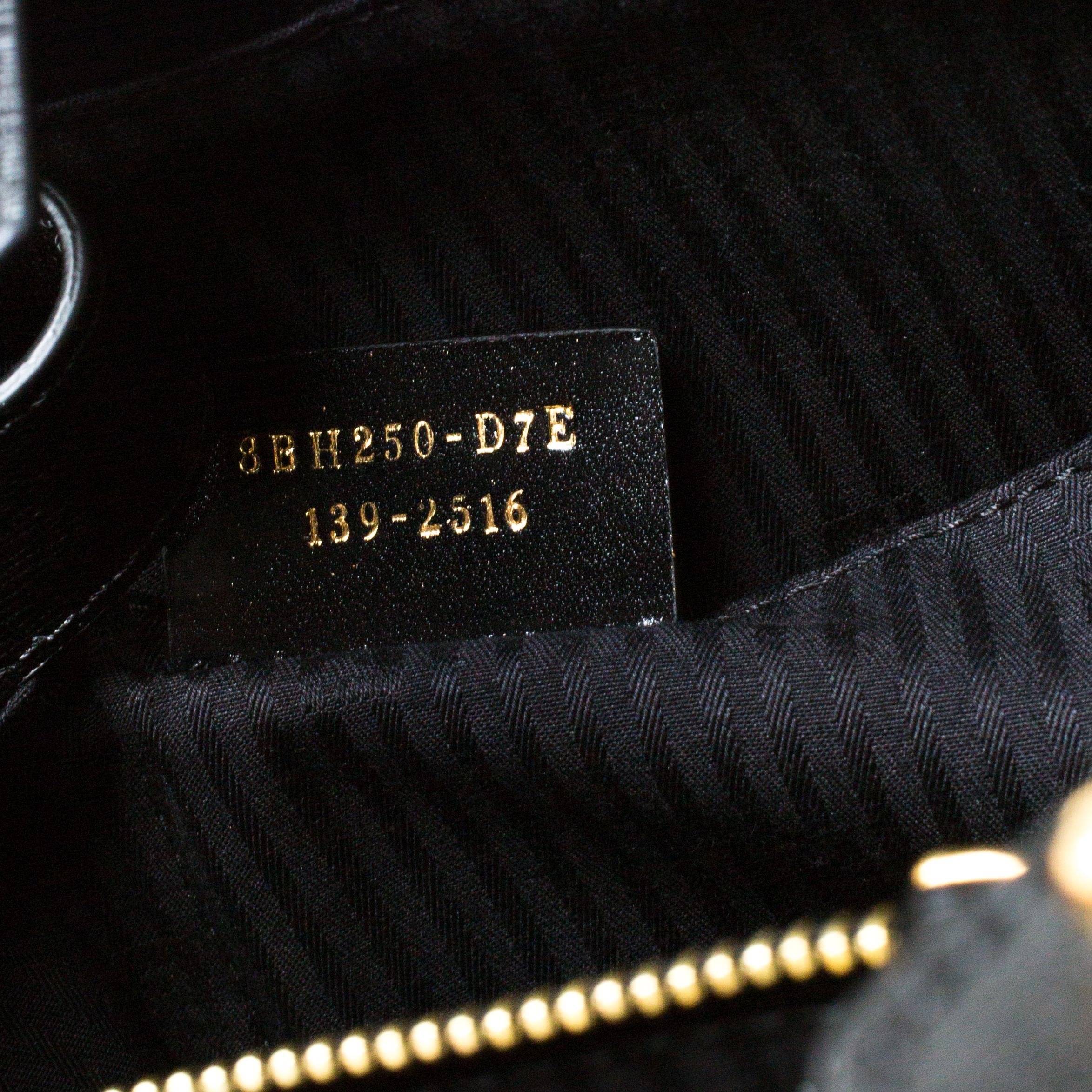 Fendi Black Saffiano Leather Medium 2Jours Tote For Sale at 1stDibs