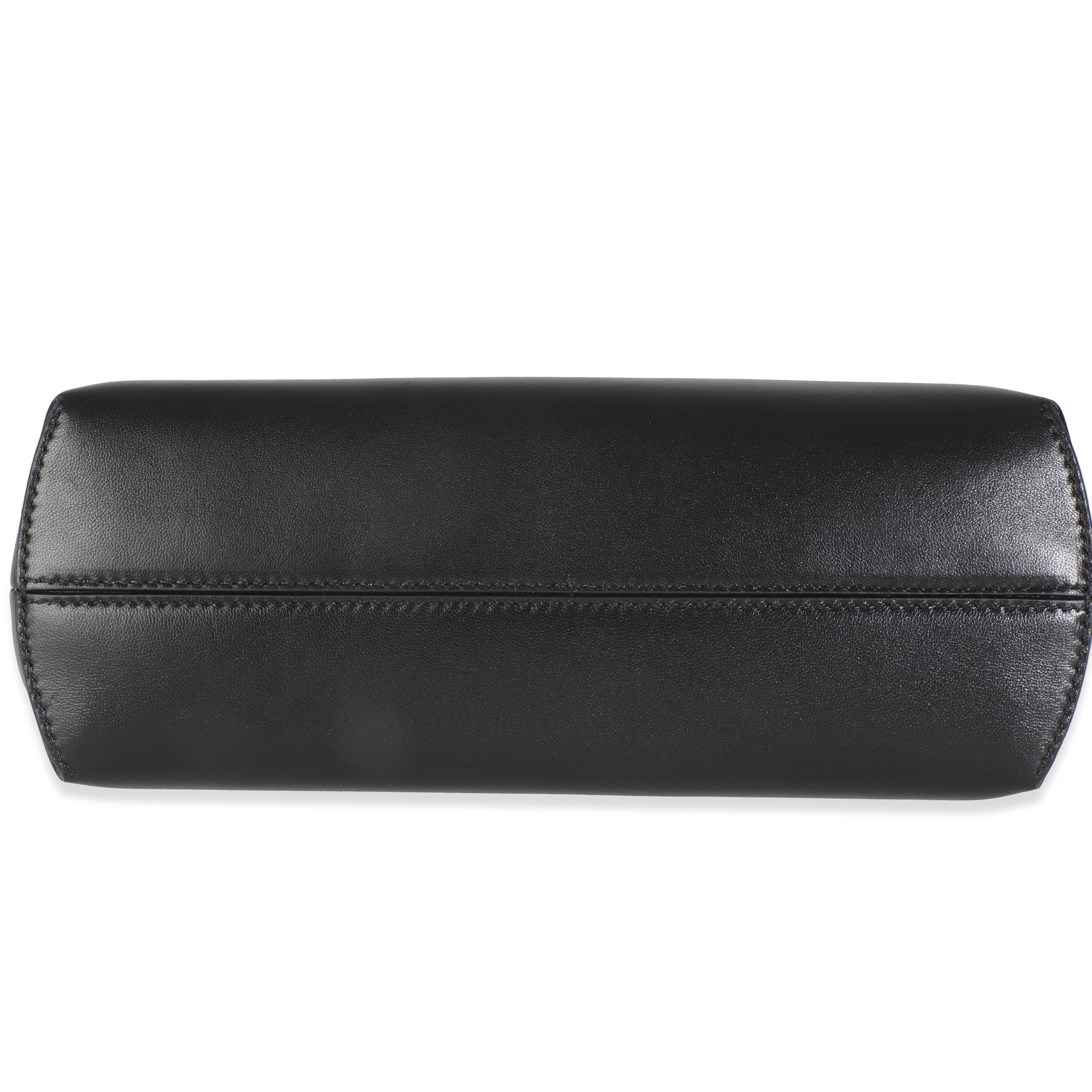 Fendi Black Shiny Nappa Medium Fendi First For Sale 4