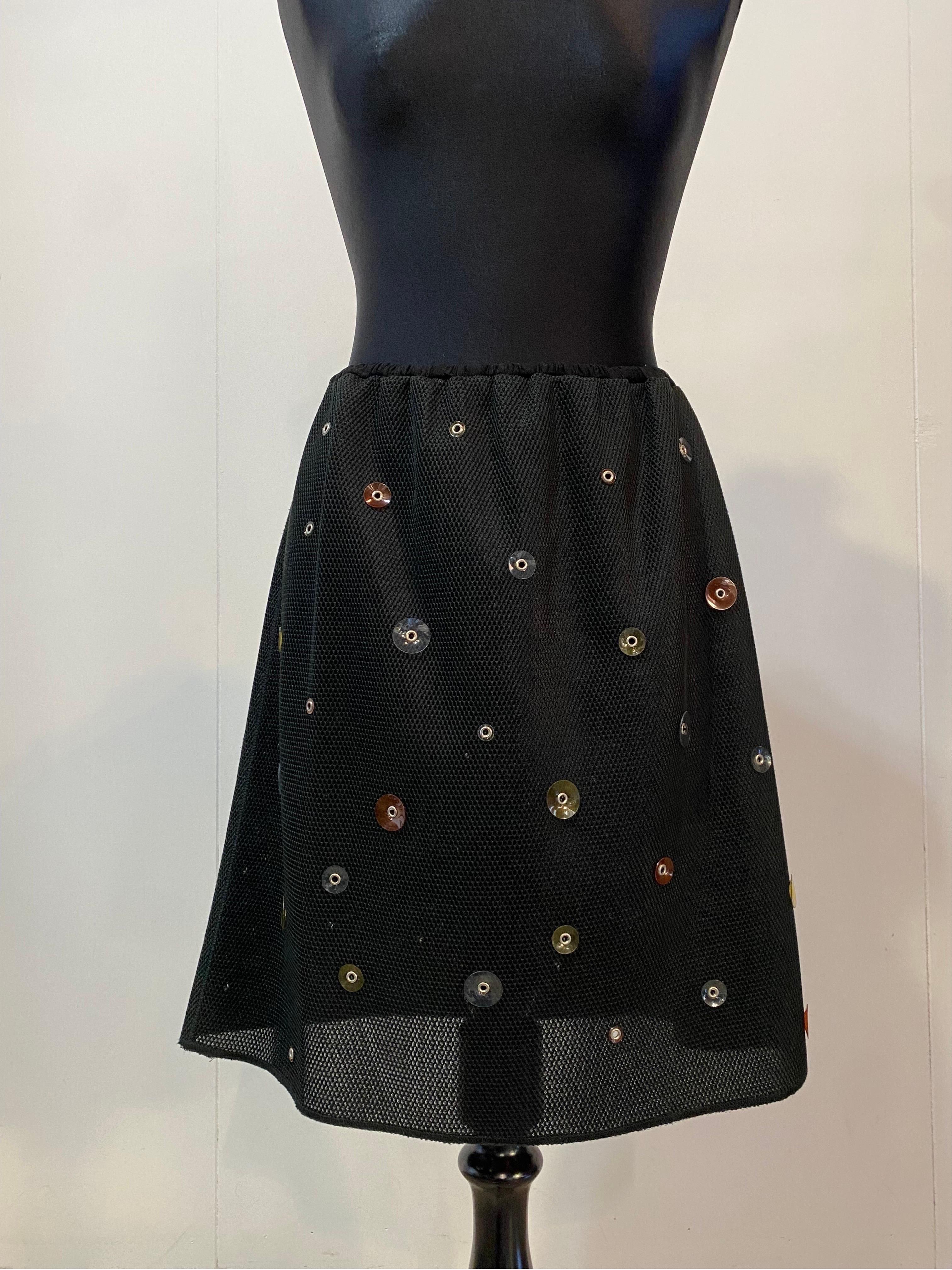 Fendi Black shirt plus skirt Vintage Set 2