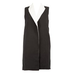 Fendi Black Sleeveless Gilet Vest Size XS