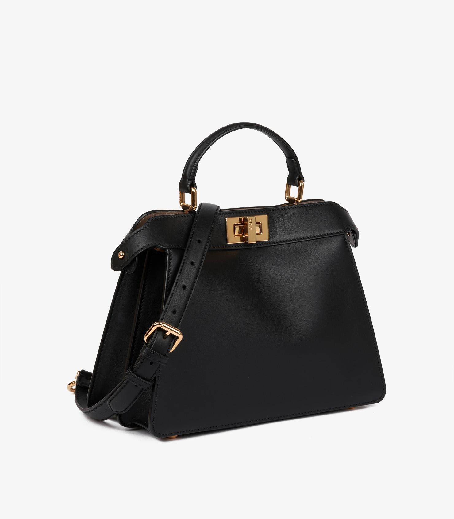 Fendi Black Smooth Calfskin Leather Small ISeeU Peekaboo 1