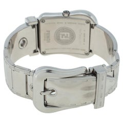 Fendi Black Stainless Steel Diamond B.Fendi 3800G Women's Wristwatch 33 mm