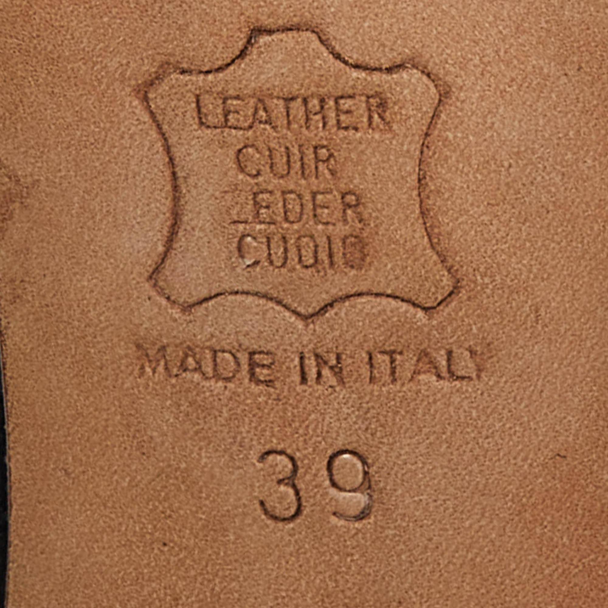 Fendi Black Suede Studded Slingback Sandals Size 39 For Sale 4
