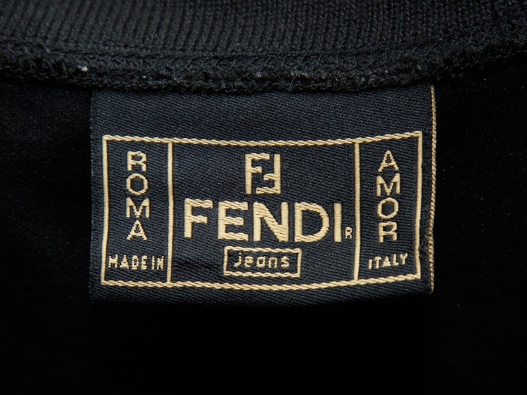 Fendi Black and Tan Short Sleeve Tennis Dress For Sale at 1stDibs ...