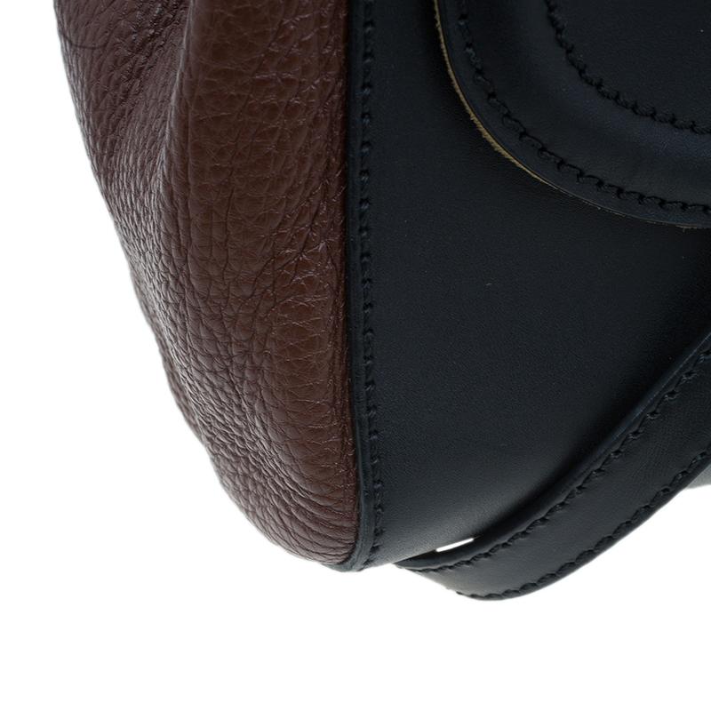 Fendi Black Tri Color Leather Silvana Shoulder Bag 9