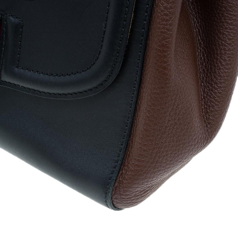 Fendi Black Tri Color Leather Silvana Shoulder Bag 10