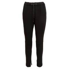 Fendi Black Virgin Wool Joggers