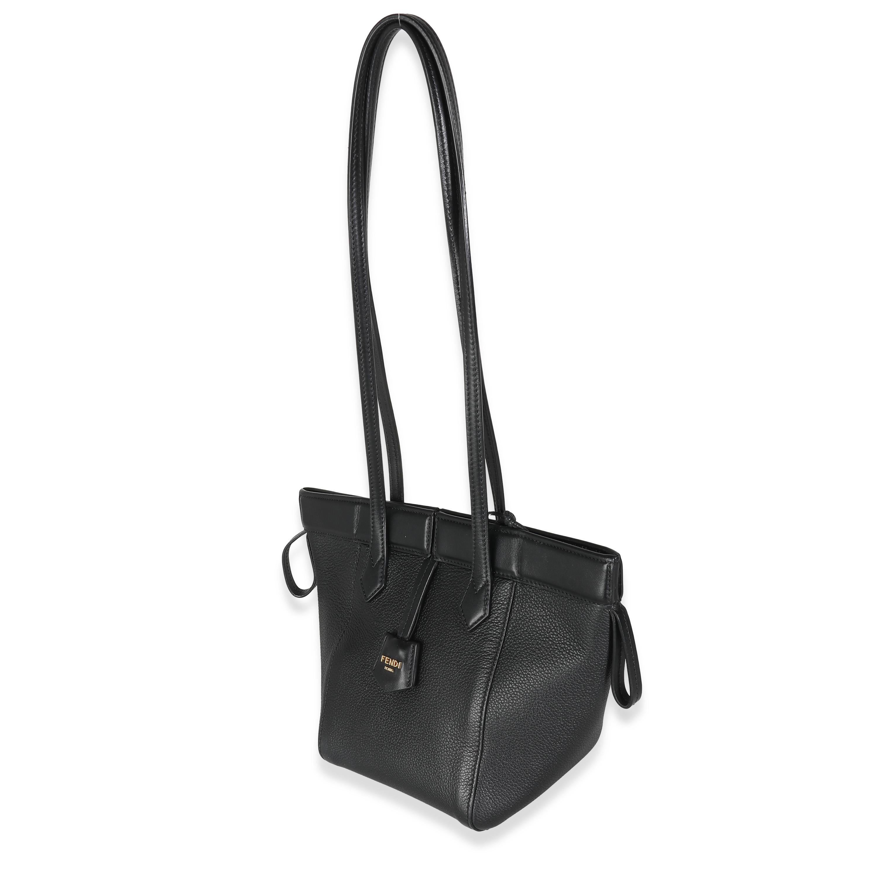Fourre-tout Origami Vitello noir de Fendi Excellent état - En vente à New York, NY