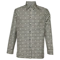 Fendi Black/White Houndstooth Patterned Reversible Jacket M