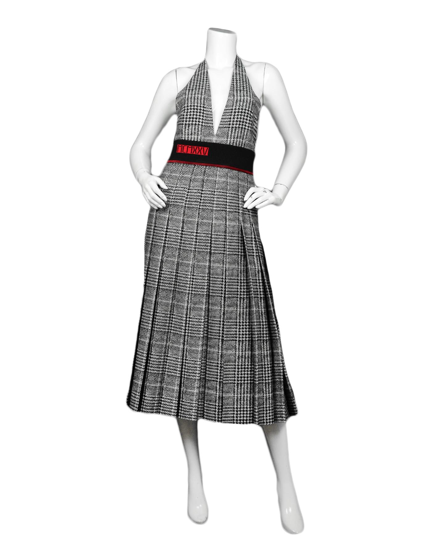 fendi dress black and white