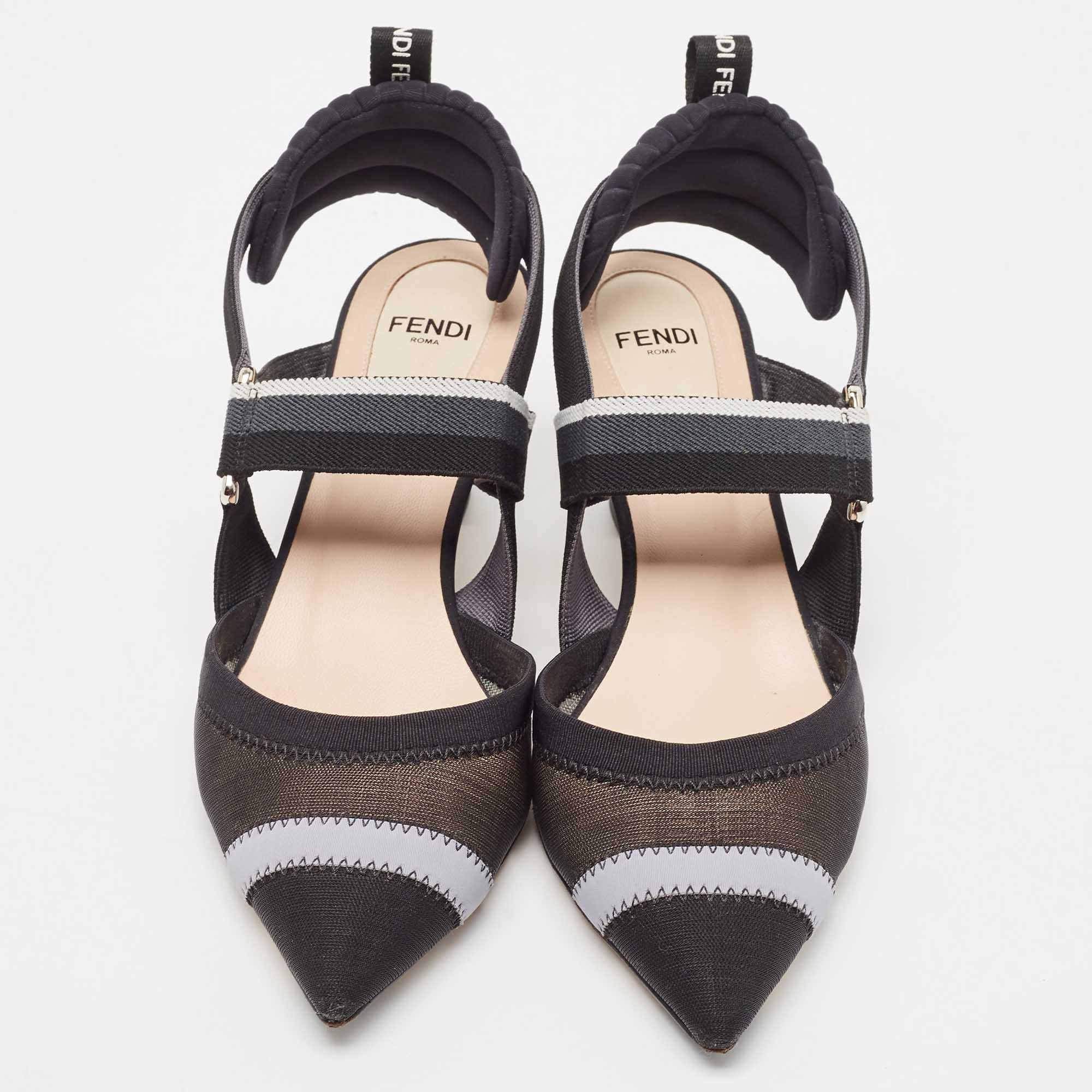Wonderfully crafted shoes added with notable elements to fit well and pair perfectly with all your plans. Make these Fendi pumps yours today!

Includes: Original Dustbag

