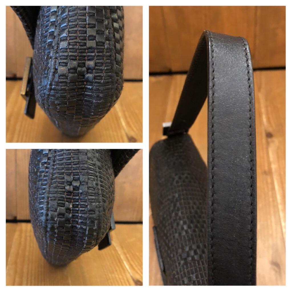 fendi woven leather bag