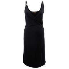 Fendi black wrap dress - Size US 4