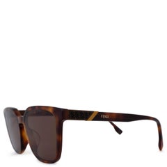 FENDI Blond Havane tortoise DIAGONALE Sunglasses FF40057U 53E
