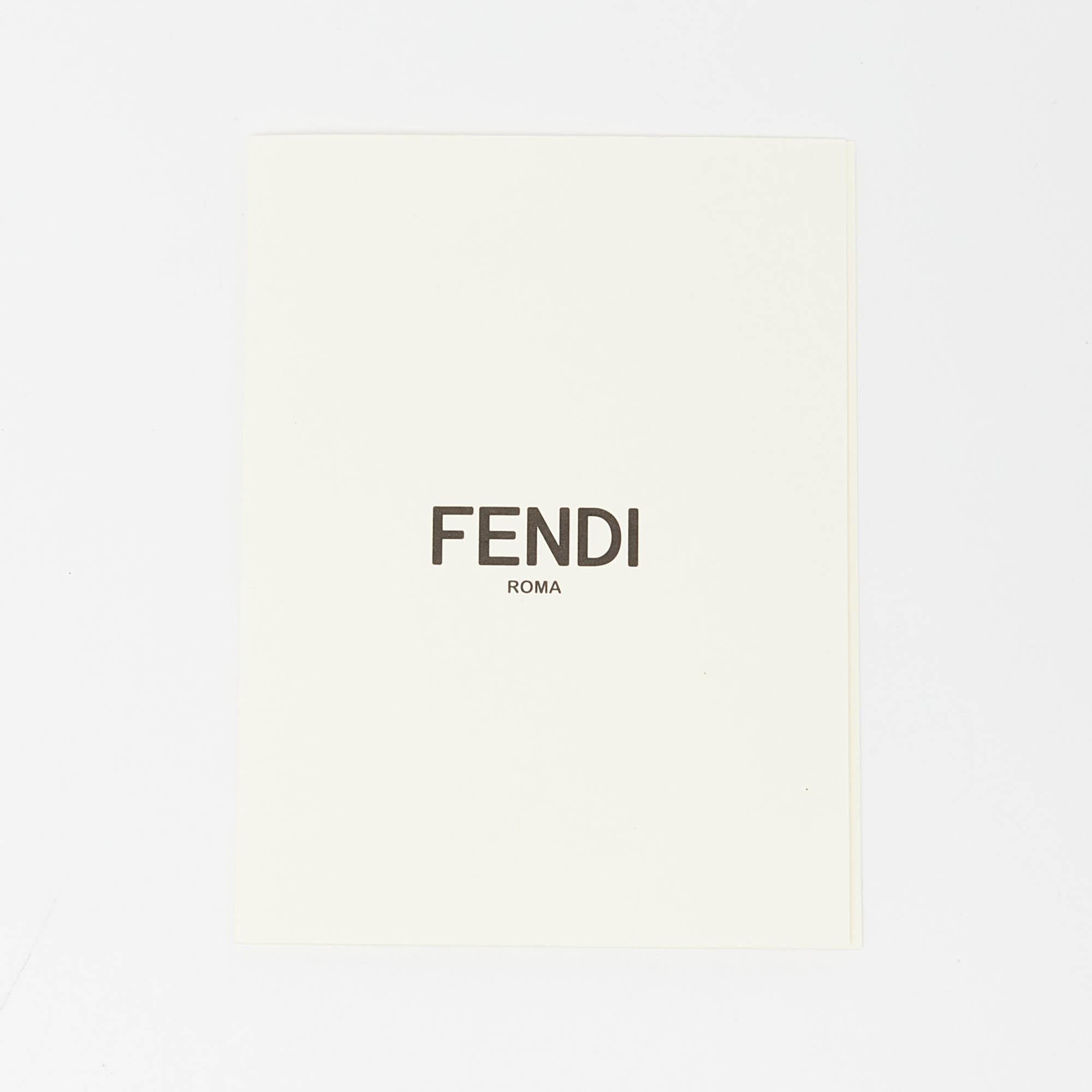 Fendi Blue/Black Nylon Small Fendiness Sling Backpack 5