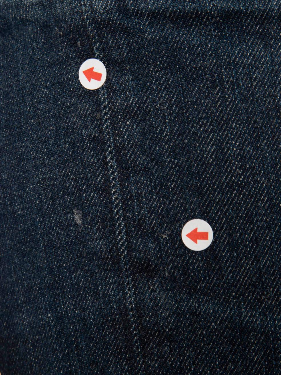 Fendi Jean à double ceinture bleue taille M en vente 1