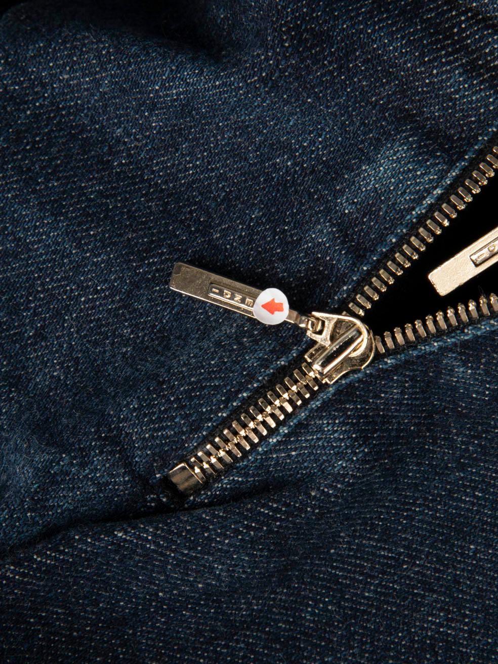 Fendi Jean à double ceinture bleue taille M en vente 2