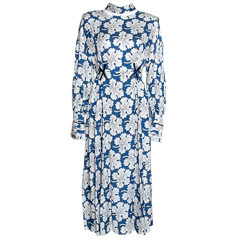 floral fusion midi dress
