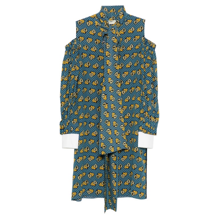 fendi midi dress Dress , White, Size 34- Fendi