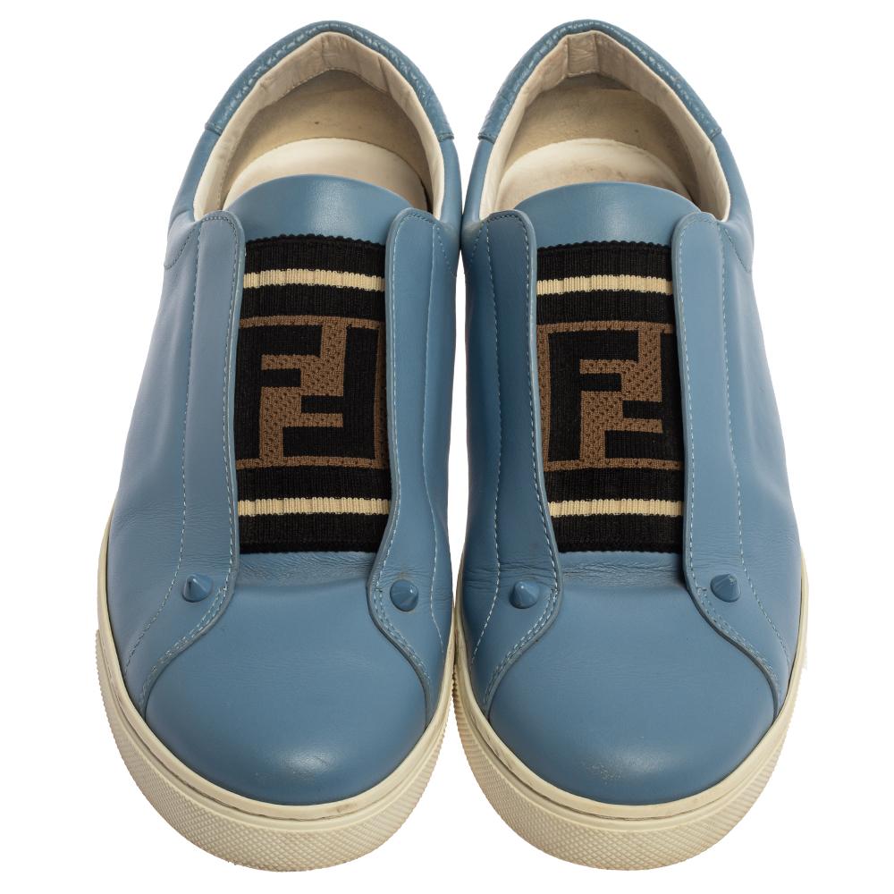 fendi blue sneakers