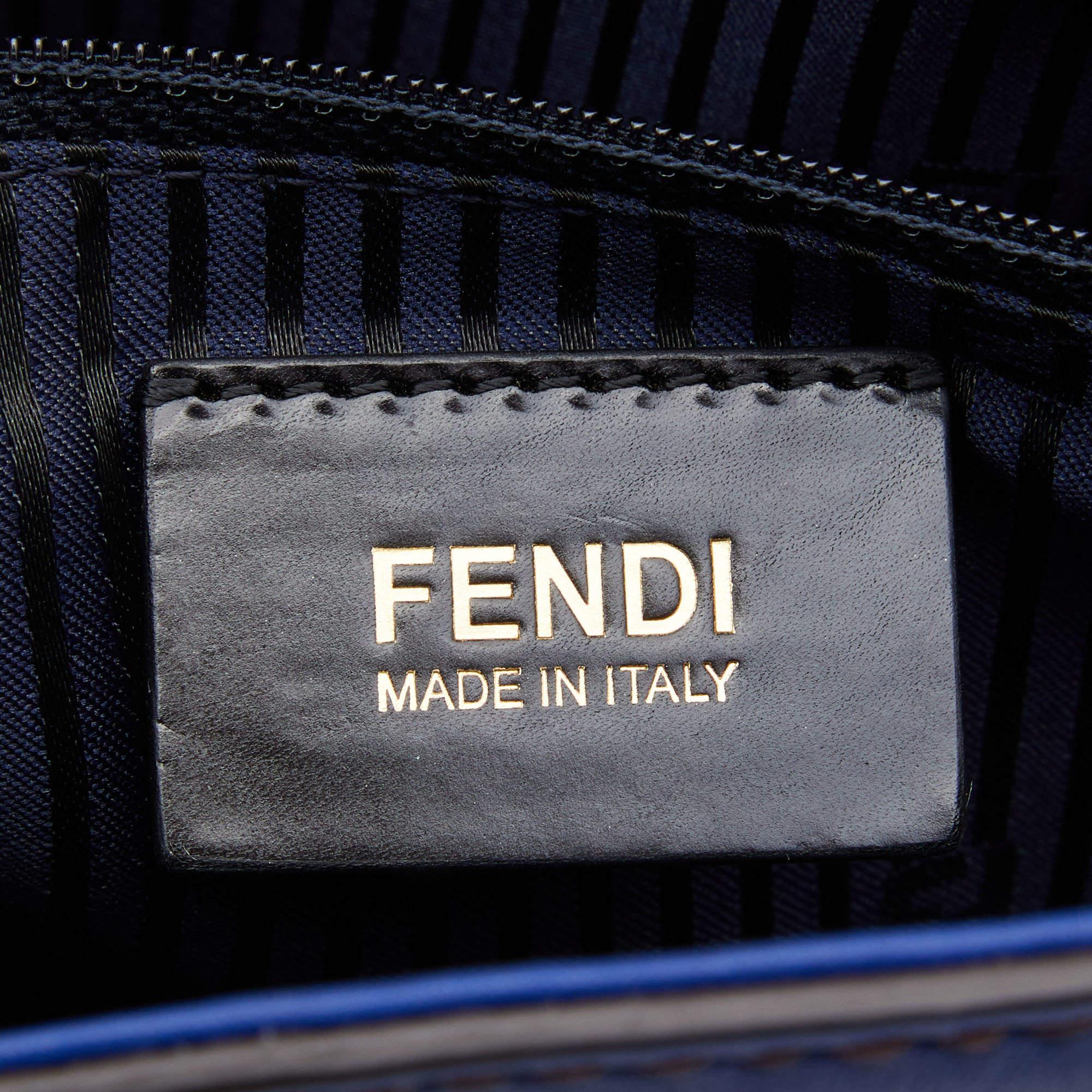 Fendi Blue Leather Mama Forever Shoulder Bag 8