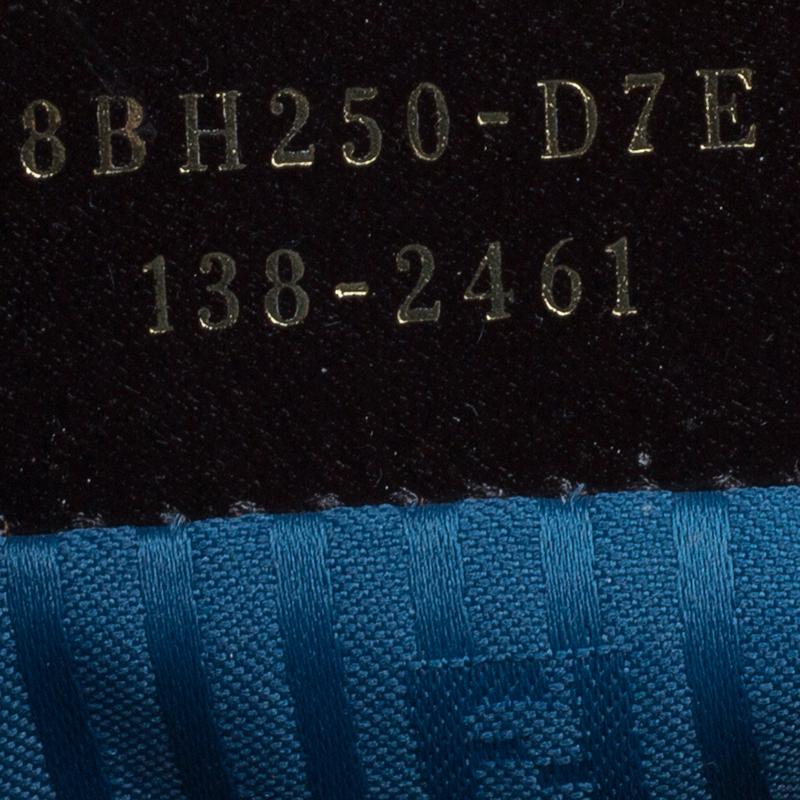 Fendi Blue Leather Medium 2jours Tote 5