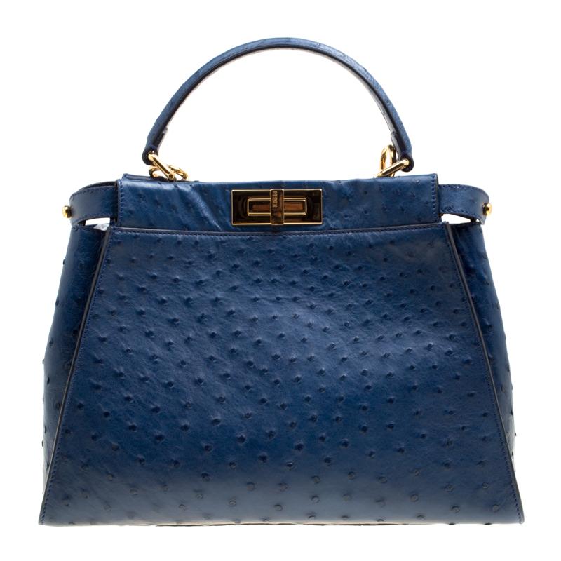 One of the most popular bags from the house of Fendi, the Peekaboo has been a glorious member of the It bags club since its very inception. Reasons? The bag is both trendy as well as elegant, it designed spaciously and is easy to use. This medium