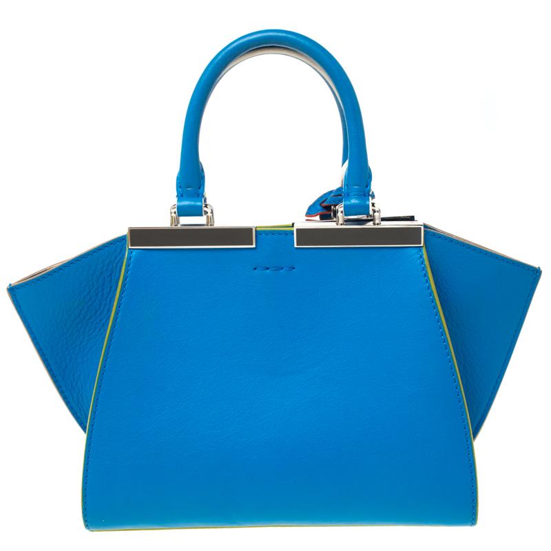 fendi blue handbag