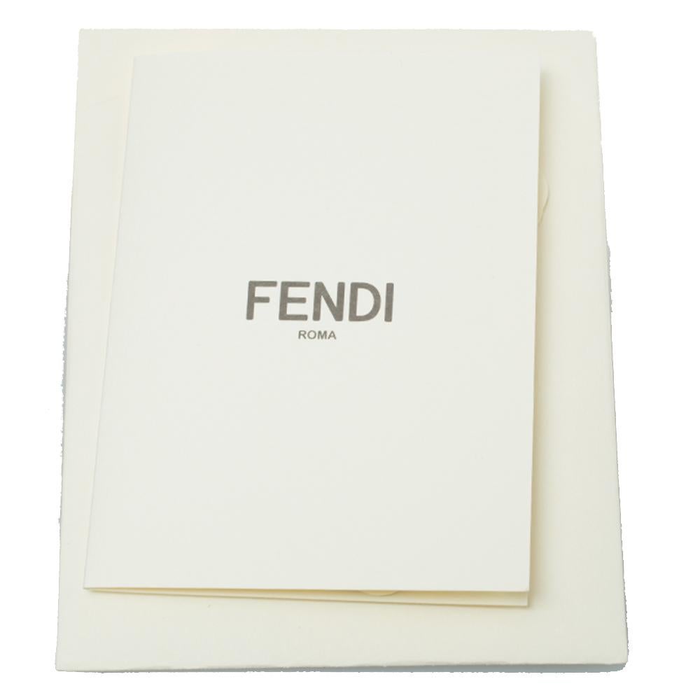 Fendi Blue Leather Peekaboo X-Lite Top Handle Bag 6