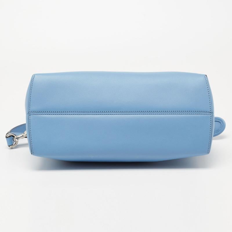 Fendi Blue Leather Small By The Way Shoulder Bag 1