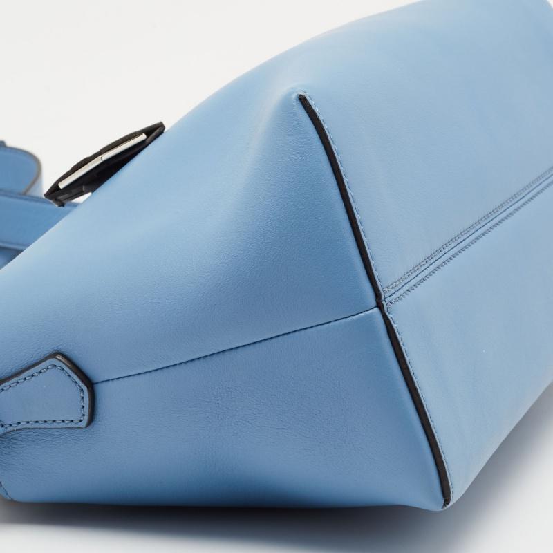 Fendi Blue Leather Small By The Way Shoulder Bag 2